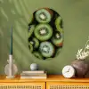 Kiwi - Fruit - Groen Wandcirkel Ovaal Forex klein -sfeer2