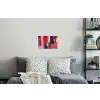 Kleurvakken - Recht - Rond - Abstract Muursticker klein -slaapkamer