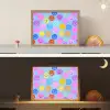 Smileys - Kleurrijk - Grappig Light Box met batterij (Wandlamp kind) middel -sfeer3_kind