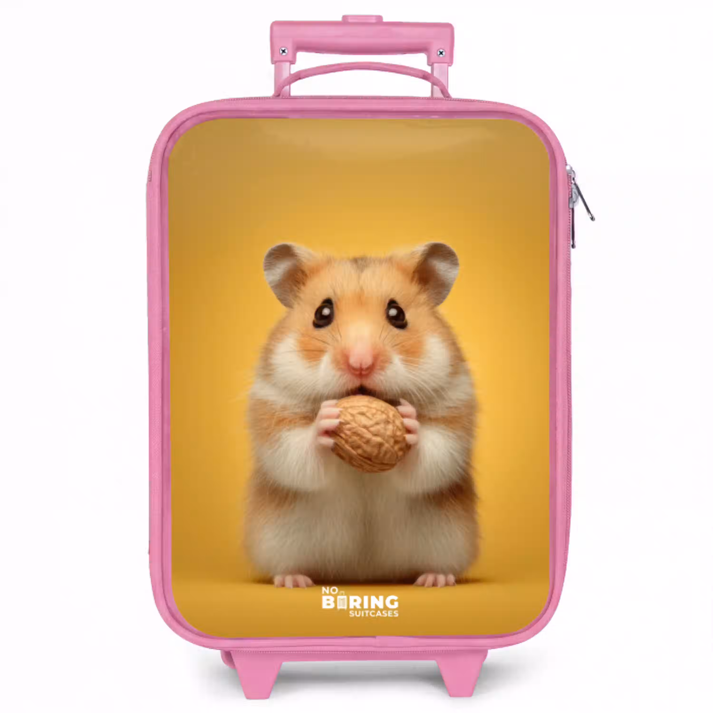 Hamster - Walnoot - Dier Kinderkoffer - Roze klein -zzz_website3d