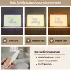 Oh darling - Geel - Hart Light Box met kabel (Tafellamp) klein -USP_lichtkleurNL