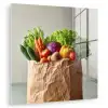 Papieren - Boodschappen - Groente - Kleurrijk plexiglas 5mm klein -zzzproduct_nieuw