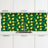 Donkergroen - Ananas - Bladeren keuken achterwand 2 middel 871 -3d