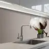 Katoenbol - Minimalistisch - Wit keuken achterwand 2 middel -3d_schuin