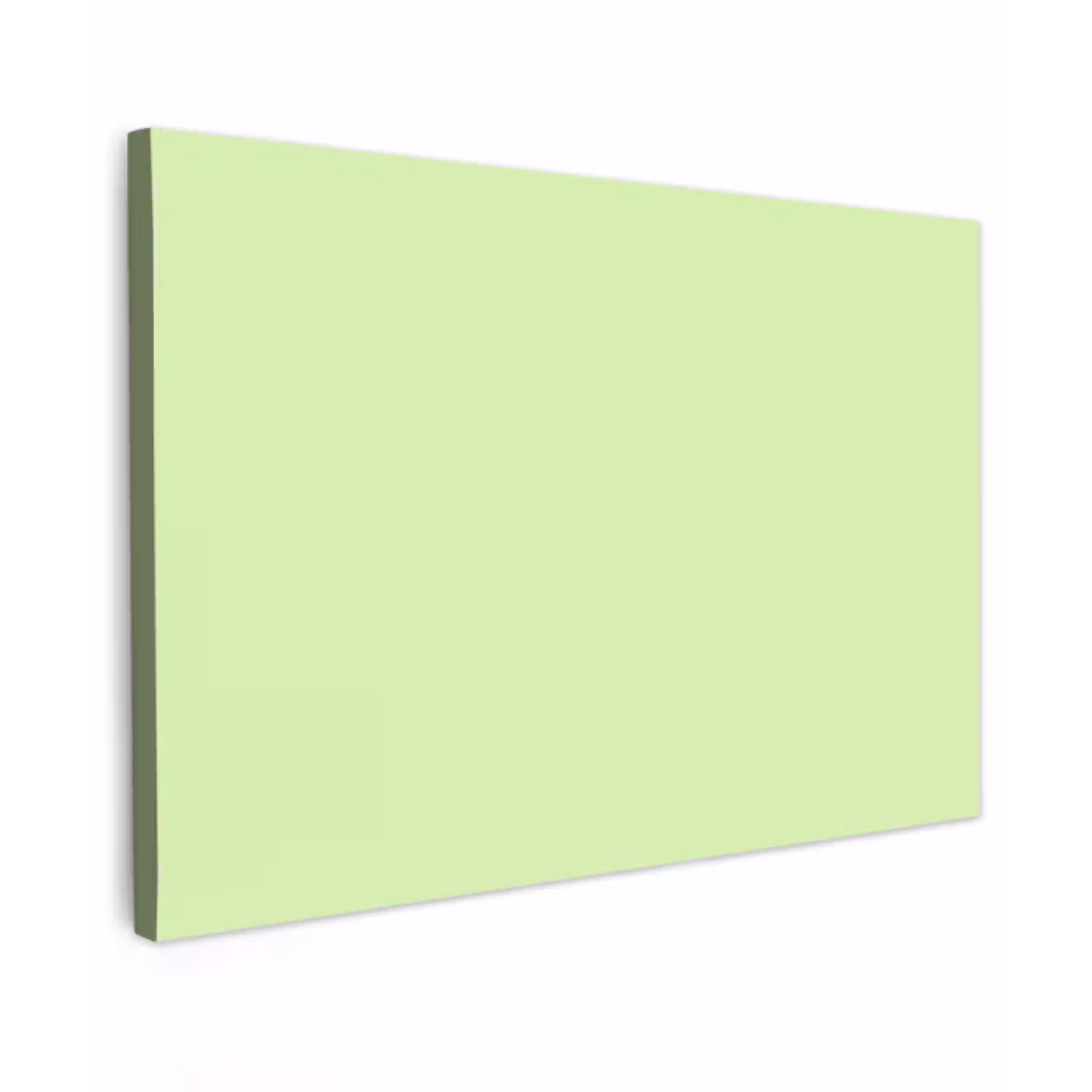 Light - Lime - Groen Tuinposter op houten frame 2 cm dik klein 845 -3d