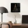 Magisch - Kerstboom - Lichtspiralen - Zwart plexiglas 5mm klein -sfeer6