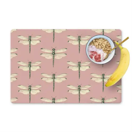 Lillibellen - Patroon - Roze Placemat vinyl groot 368 -zzzproduct_Kitchenyeah-website