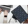 Deco - Waaier - Blauw laptophoes neopreen klein 279 -bureau