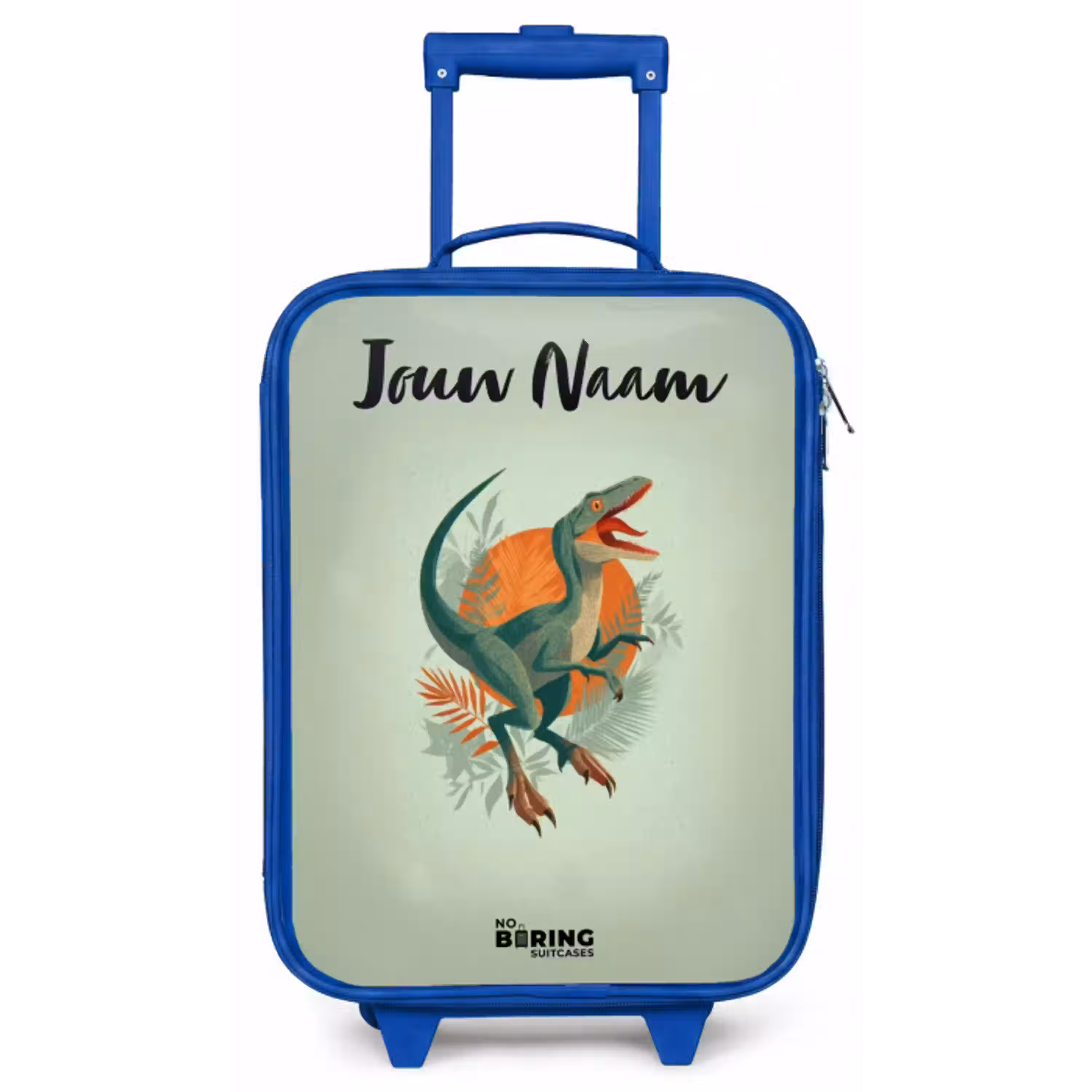 Dier - Dino - Natuur Kinderkoffer - Blauw klein -zz3dotto