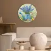 Lavendelbloemen - Quote - Gieter Akoestische PET Vilt - Rond klein -sfeer1