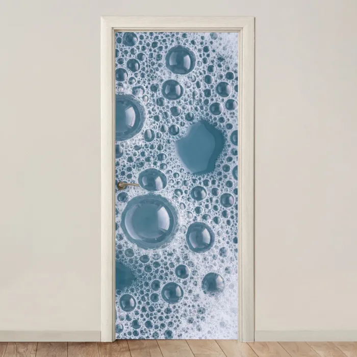 Schuim - Water - Textuur deurposter klein -3d_beige