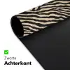Zebra - Klassiek - Zwart Muismat XXL klein 681 -sfeer2