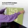 I hate everybody - Groen - Retro Inductie beschemer met haakjes klein -ky-ophangen-nl