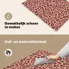 Luipaard - Patroon - Roze Inductie beschemer met haakjes klein 777 -ky-schoon-nl