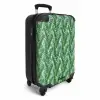 Palm lange bladeren patroon groen NBS - Handbagage koffer - Volwassenen Unisex middel -productfoto_3d
