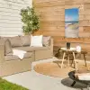 Mooie Strandvlucht tuinposter los doek klein -sfeer4