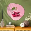 Disco - Kersen - Roze Wandcirkel Organisch Aluminium middel -sfeer2