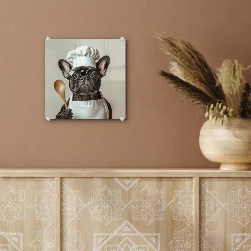 Bril - Hond - Kok plexiglas 5mm klein -sfeer5