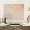 Golvende vormen - Abstract - pastel PET vilt klein -sfeer1