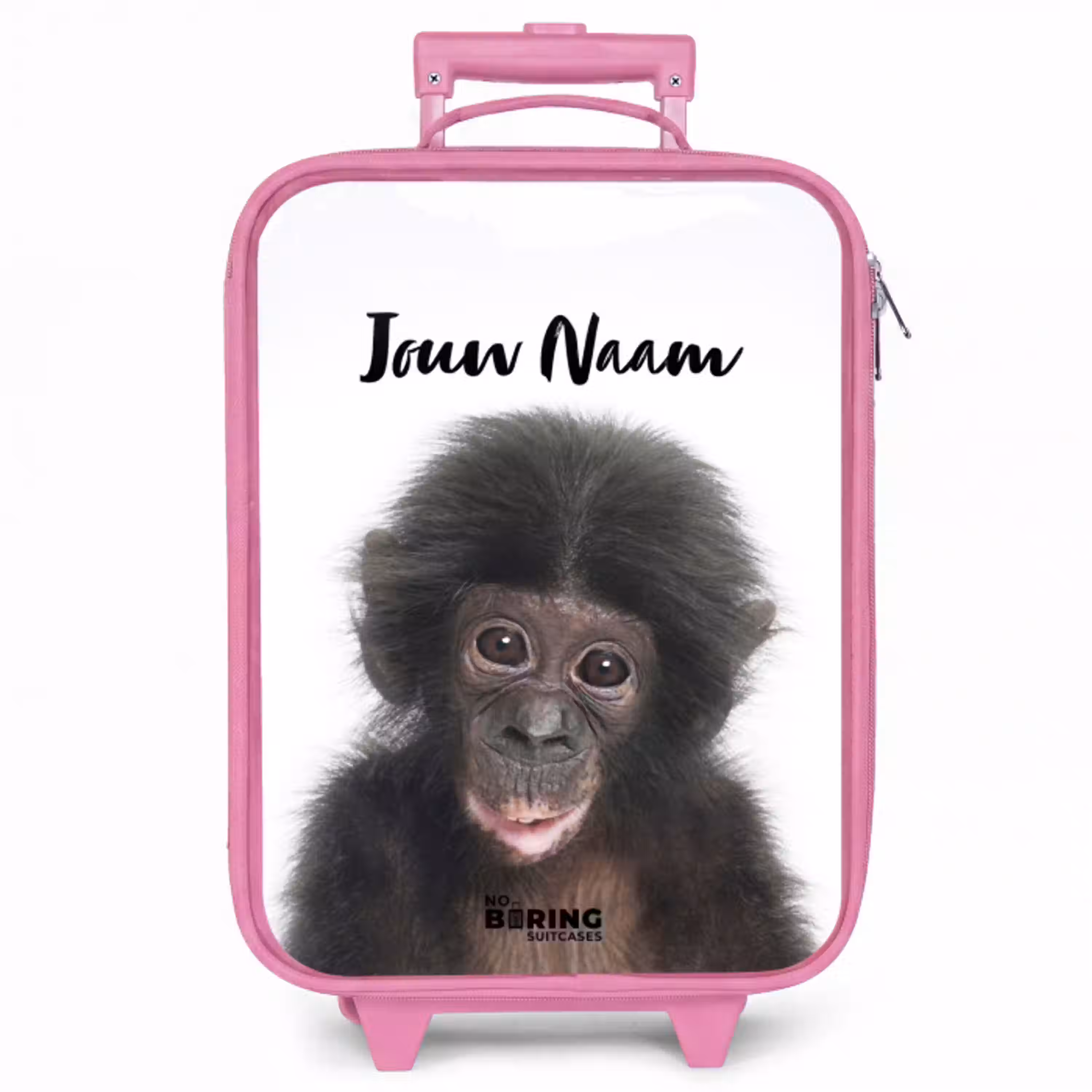 Charlie Chimp Kinderkoffer - Roze klein -zzz_website3d