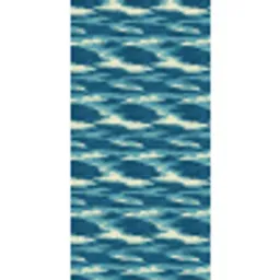 Golven - Abstract - Patroon - Blauw - Wit Behang Vinyl klein 1060 -3d_website