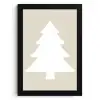 Japandi - Kerstboom - Beige - Kerstversiering KitchenYeah - Keuken - Fotolijst klein -3d