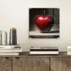 Apple - Hart - Rood plexiglas 5mm klein -sfeer1