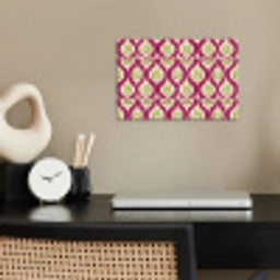 Retro - Floraal - Paars poster papier klein 62 -sfeer1