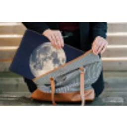 Ruimte - Maan - Kosmos laptophoes neopreen klein -tas