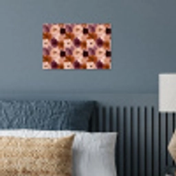 Bloemen - Abstract - Aardetinten poster papier klein 62 -sfeer2