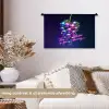 Quote - Neon - Disco - Druiven Wandkleed katoen klein -sfeer1