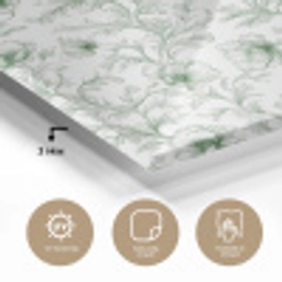 Bloemen - Getekend - Groen plexiglas 5mm klein 11 -sfeer2