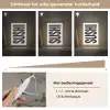 Japandi - Sushi - Zwart - Vintage Light Box met kabel (Wandlamp) klein -USP_dimbaarNL