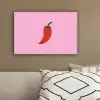 Peper - Rood - Illustratie canvas 2cm klein -sfeer3
