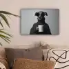 Coltrui - Hond - Bril - Mok canvas 2cm klein -sfeer1
