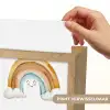 Regenboog - Pastel kleuren Light Box met kabel (Kinderlampje) klein -USP_websiteprintNL