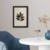 Laurierbladeren - Bloemknoppen - subtiel fotolijst zwart zonder passe partout klein -sfeer4