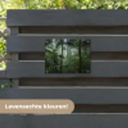 Mysterieuze Tropische Woud tuinposter los doek klein -sfeer3