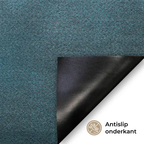 Merry Christmas - Blauw - Kerst - Winter Deurmat klein -antislip_NL