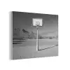 Basketbalpaal - Landschap - Zand - Wit PET vilt klein -3d