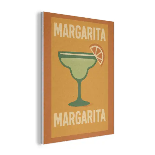 Illustratie - Margarita - Sinaasappelschijf - Oranje PET vilt klein -3d