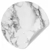 Marmer - Steen - Wit - Grijs - Zwart - Marmerlook Wandcirkel behangsticker klein -3d
