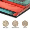 Lantaarn - Deur - Turquoise aluminium wit klein -closeup_NL