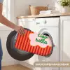 Ciao bella - Tekstwolk - Strepen - Oranje Badmat klein -USP_WasbaarDE