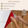 Hout - Naturel - Planken - Structuur keuken achterwand spatscherm klein -spatscherm_FR