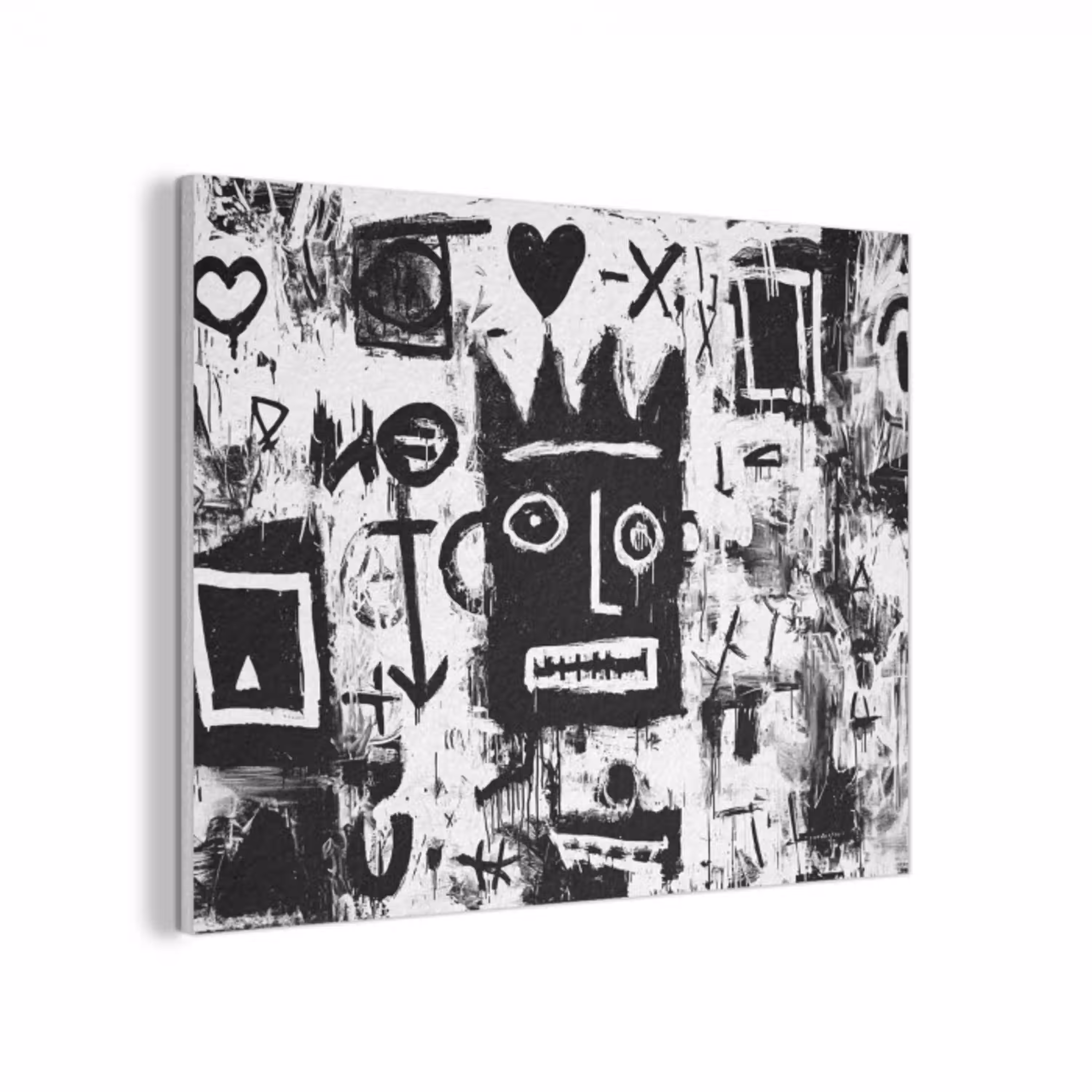 Vormen - Gezocht - Zwart - Abstract PET vilt klein -3d