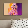 Abstract - Portret - Vrouw - Kleurrijk canvas 2cm klein -sfeer3