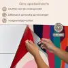 Vormen - Bochten - Kleurrijk - Abstract keuken achterwand spatscherm klein -spatscherm_NL