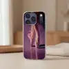 Spitzen - Paars - Contrast Telefoonhoesje iPhone 17 Pro klein -sfeer2