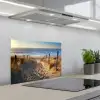 Strand - Zee - Nederland - Duinen - Zon keuken achterwand spatscherm klein -3d_schuin